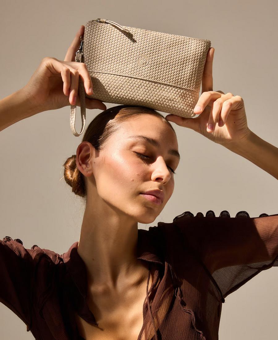 קלאץ עור לנשים אסיה ירוק | עמנואל – תמונה 5