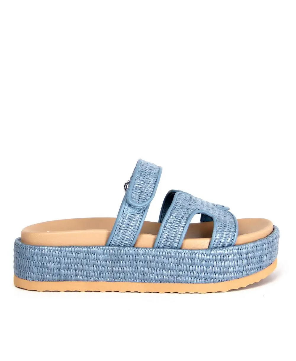 כפכפים לנשים סטיב מאדן דגם BIGMISSILE ברפיה ג'ינס (1)