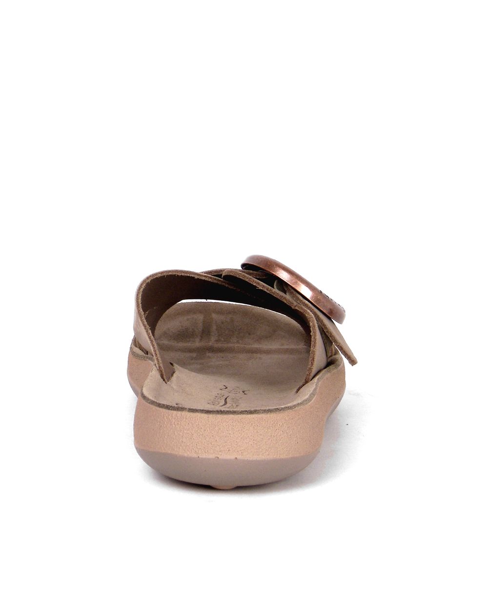 כפכף נוחות אורטופדי מעור לנשים נטלי חום – תמונה 5