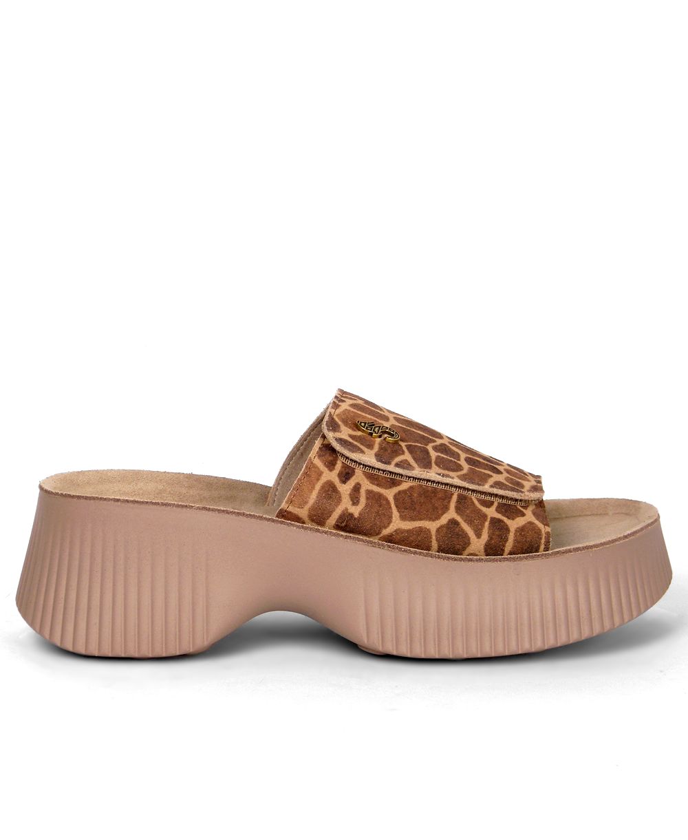 כפכף פלטפורמה פנטזי סנדל SATINE גירף דיזל (1)