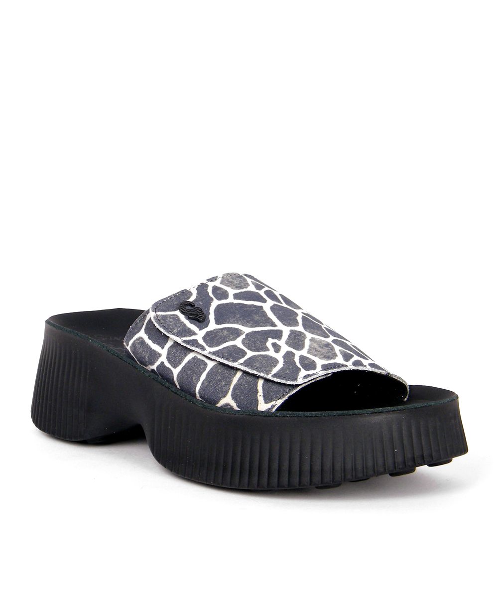 כפכף פלטפורמה SATINE שחור – תמונה 2