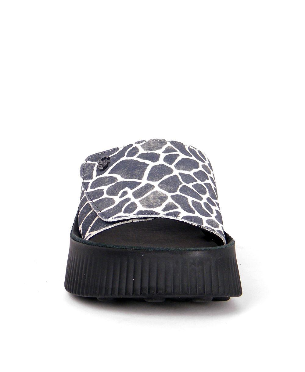 כפכף פלטפורמה SATINE שחור – תמונה 3