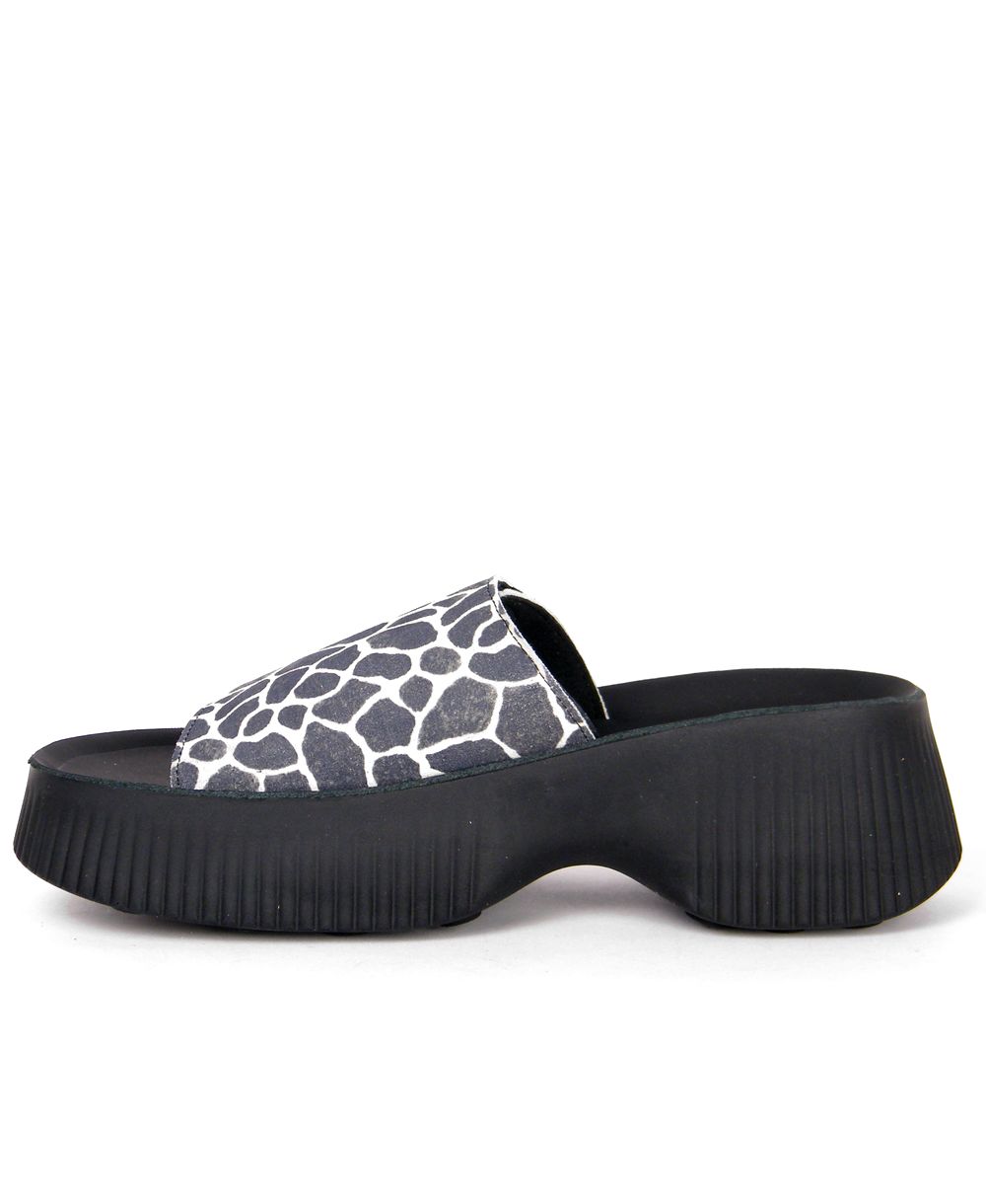 כפכף פלטפורמה SATINE שחור – תמונה 4