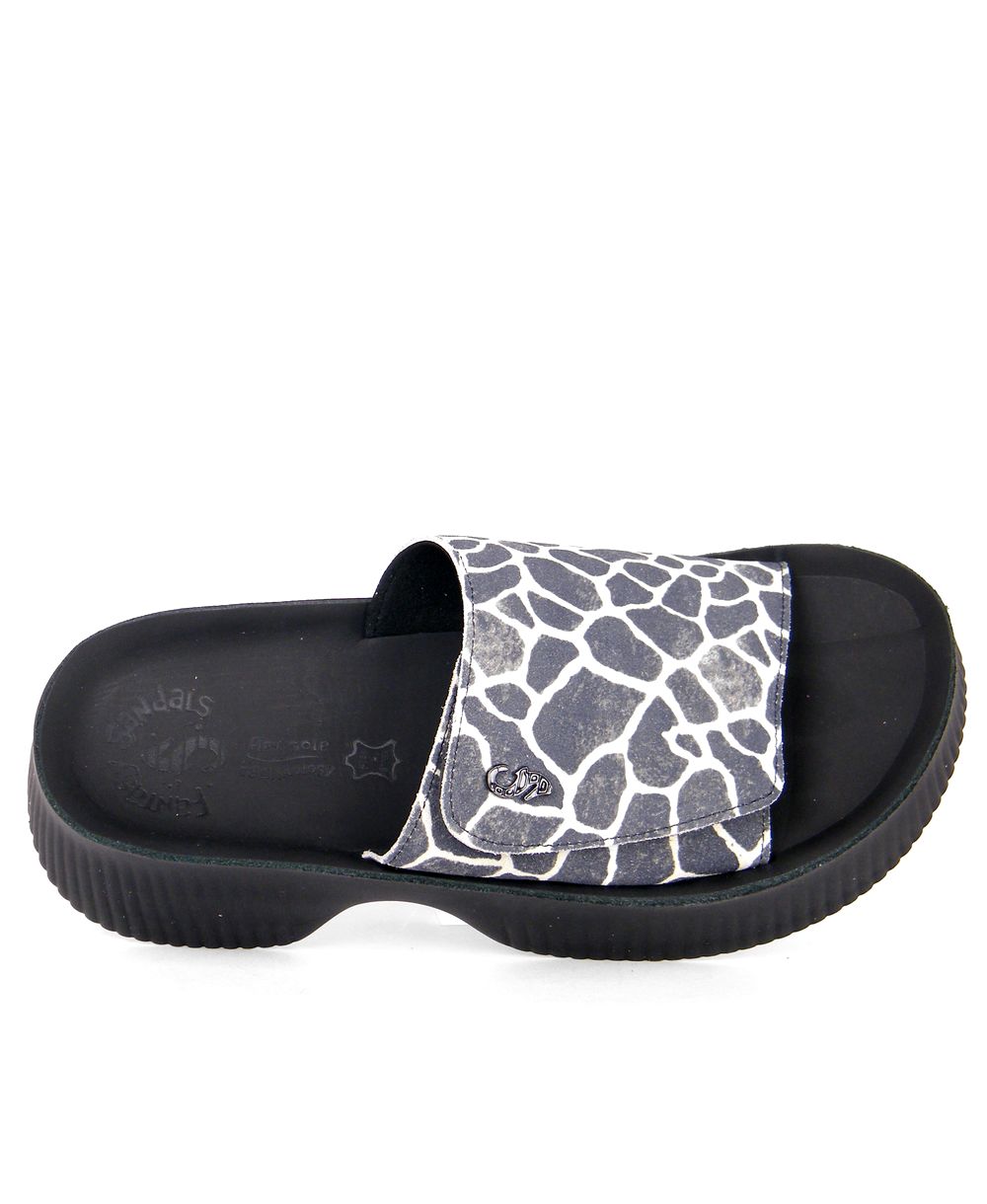 כפכף פלטפורמה SATINE שחור – תמונה 6