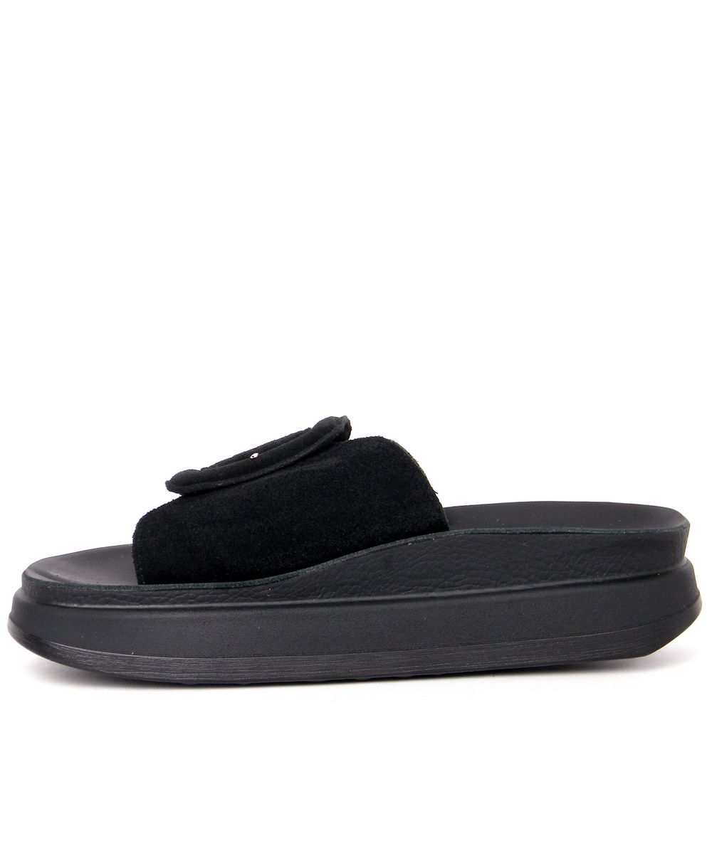 כפכפי נוחות VASILEIA פלטפורמה שחור – תמונה 5