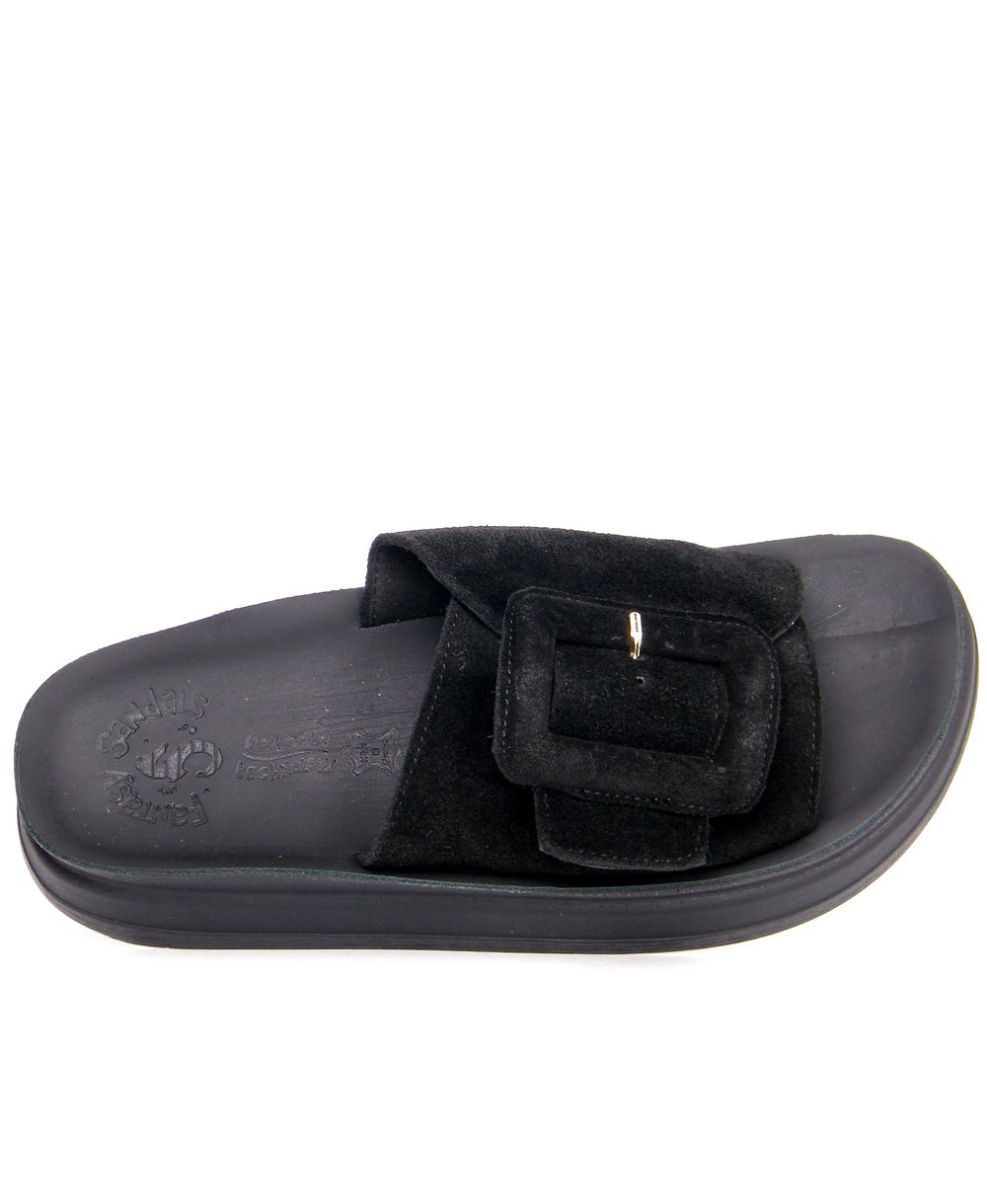 כפכפי נוחות VASILEIA פלטפורמה שחור – תמונה 6