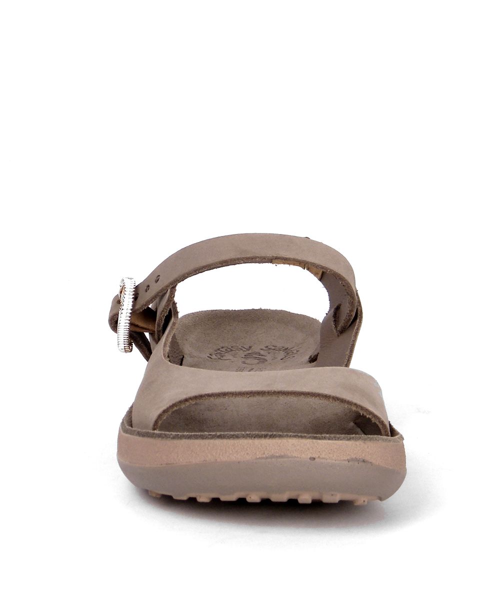 סנדלי נוחות מעור DOMNA חום – תמונה 3