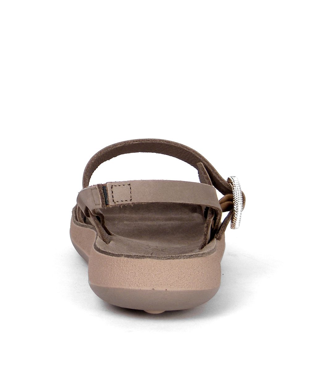 סנדלי נוחות מעור DOMNA חום – תמונה 5