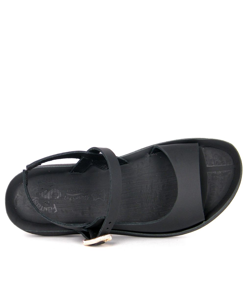 סנדלי נוחות מעור DOMNA שחור – תמונה 6