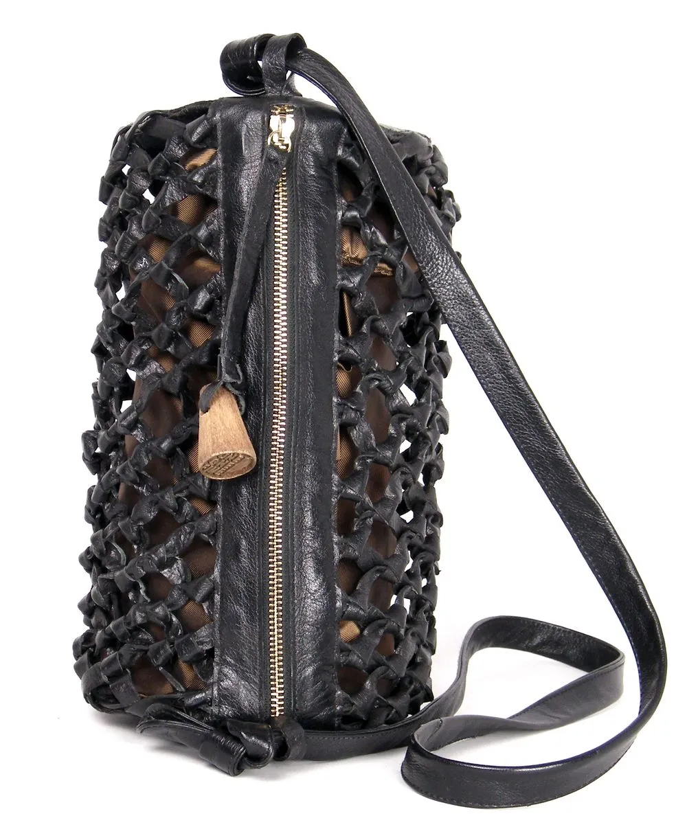 תיק מארוט קלוע עור שחור | ONE ONE FIVE – תמונה 8