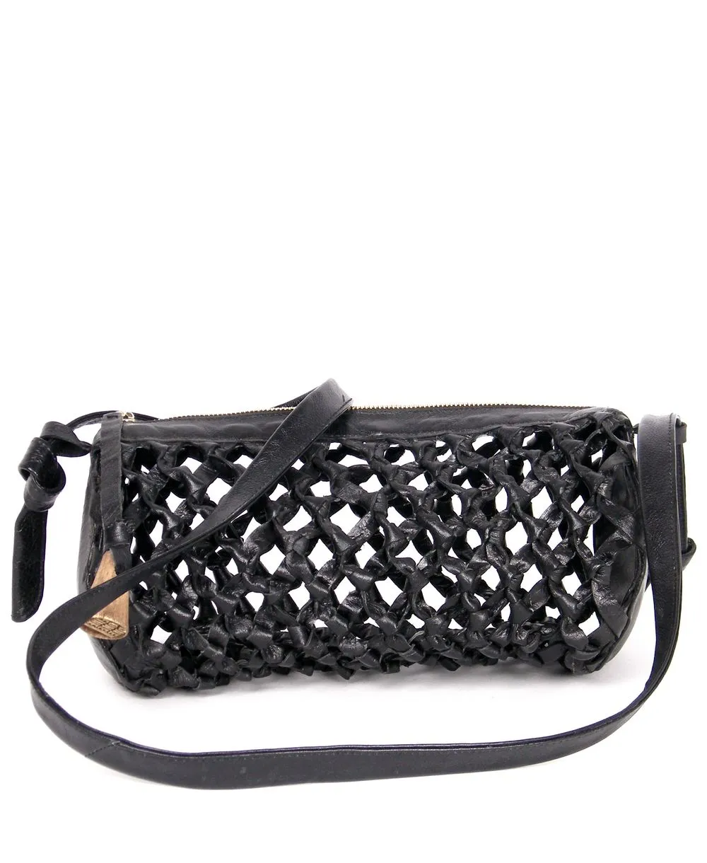 תיק מארוט קלוע עור שחור | ONE ONE FIVE – תמונה 11