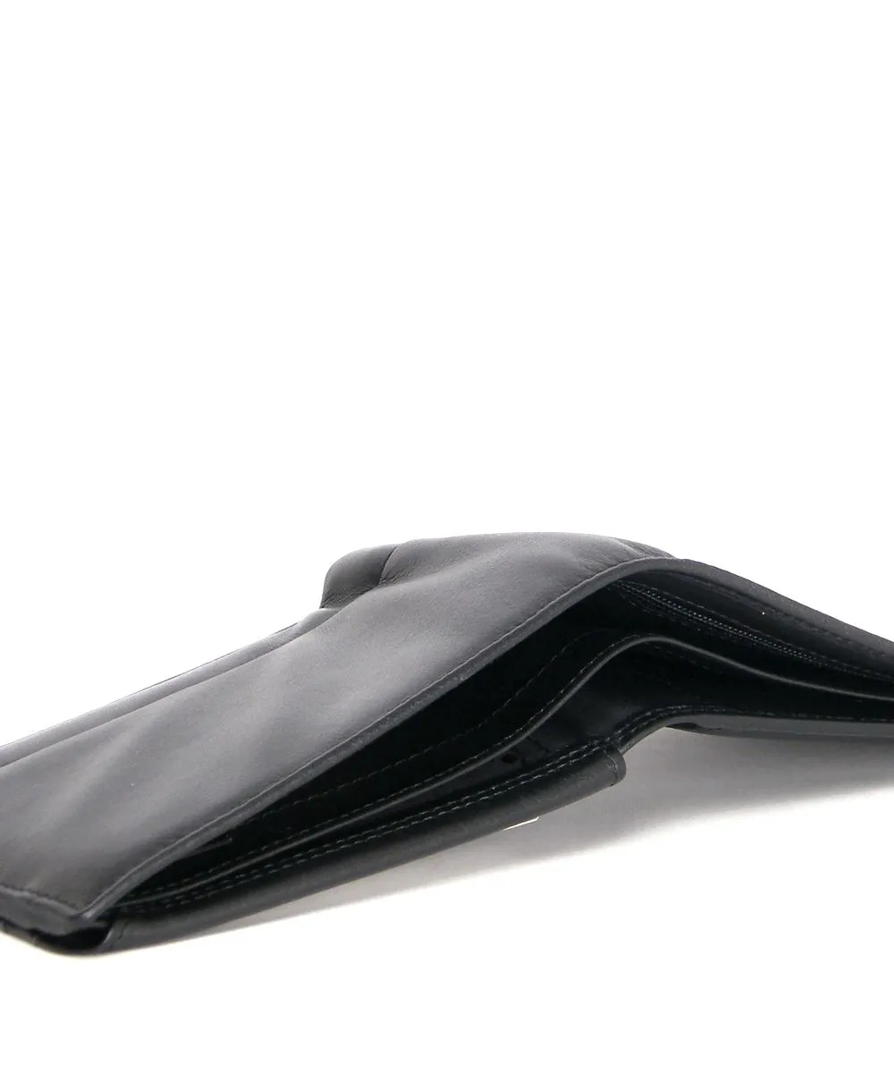 ארנק עור לגבר עם תא סתרים בשחור – תמונה 5