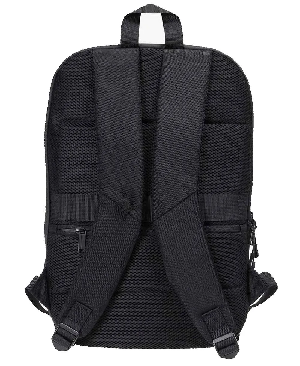 תיק גב למחשב נייד סלים שחור – תמונה 3