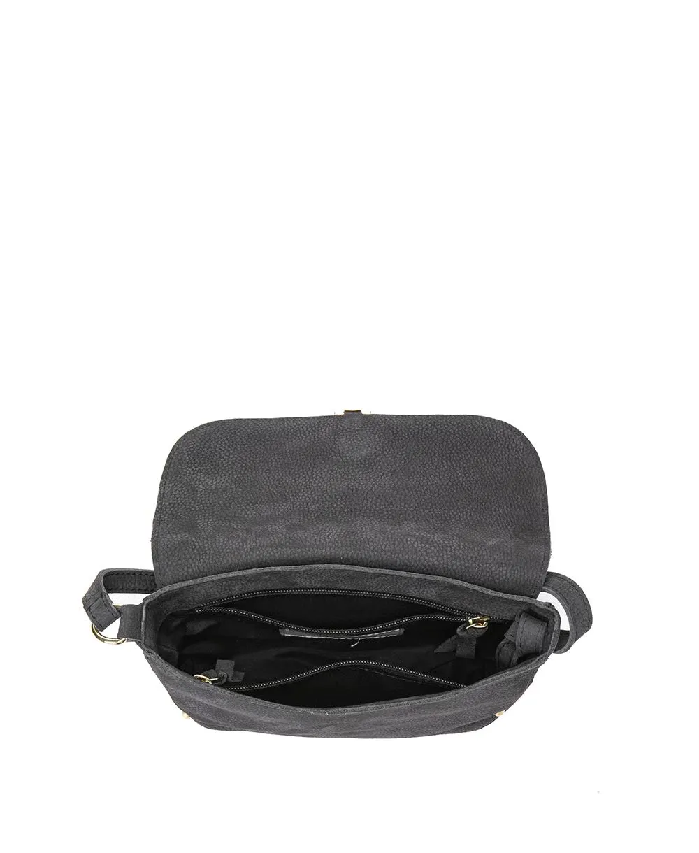 תיק לנשים מיני תום שחור נובוק | נטע שדה – תמונה 5