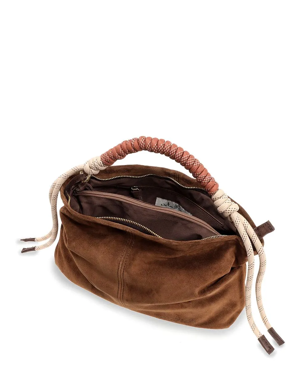 תיק צד לנשים בודהה זמש חום | נטע שדה – תמונה 6