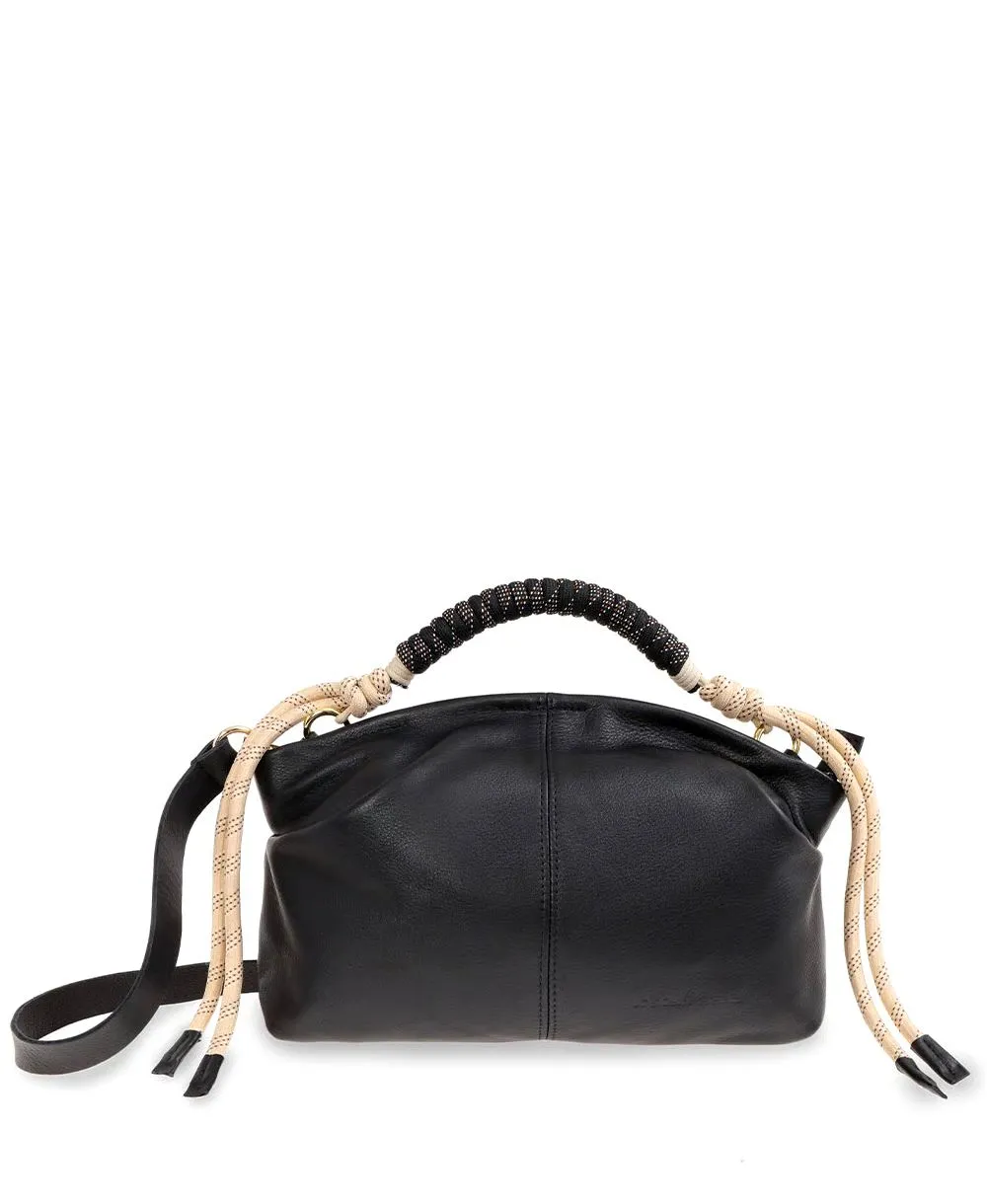 תיק צד לנשים בודהה נאפה שחור | נטע שדה – תמונה 4