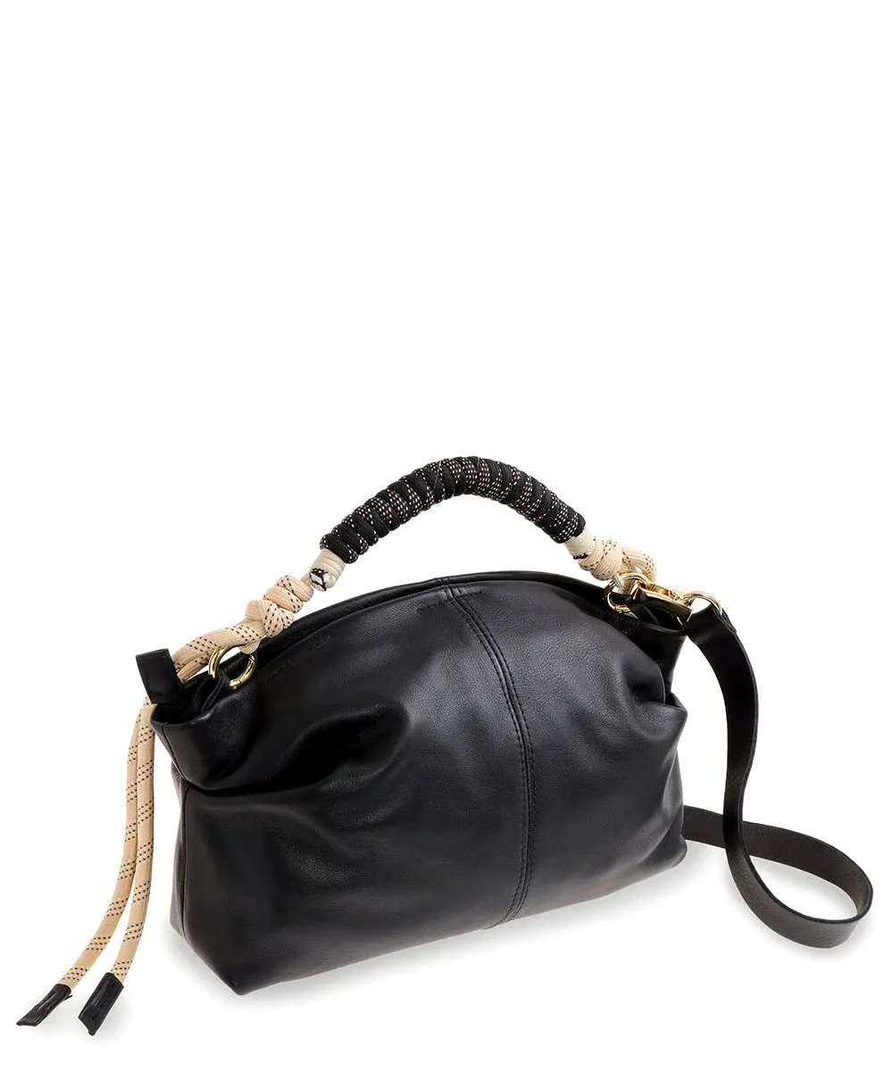 תיק צד לנשים בודהה נאפה שחור | נטע שדה – תמונה 5