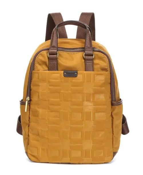 תיק גב לנשים טקסטורה שחור מעוצב Abbacino