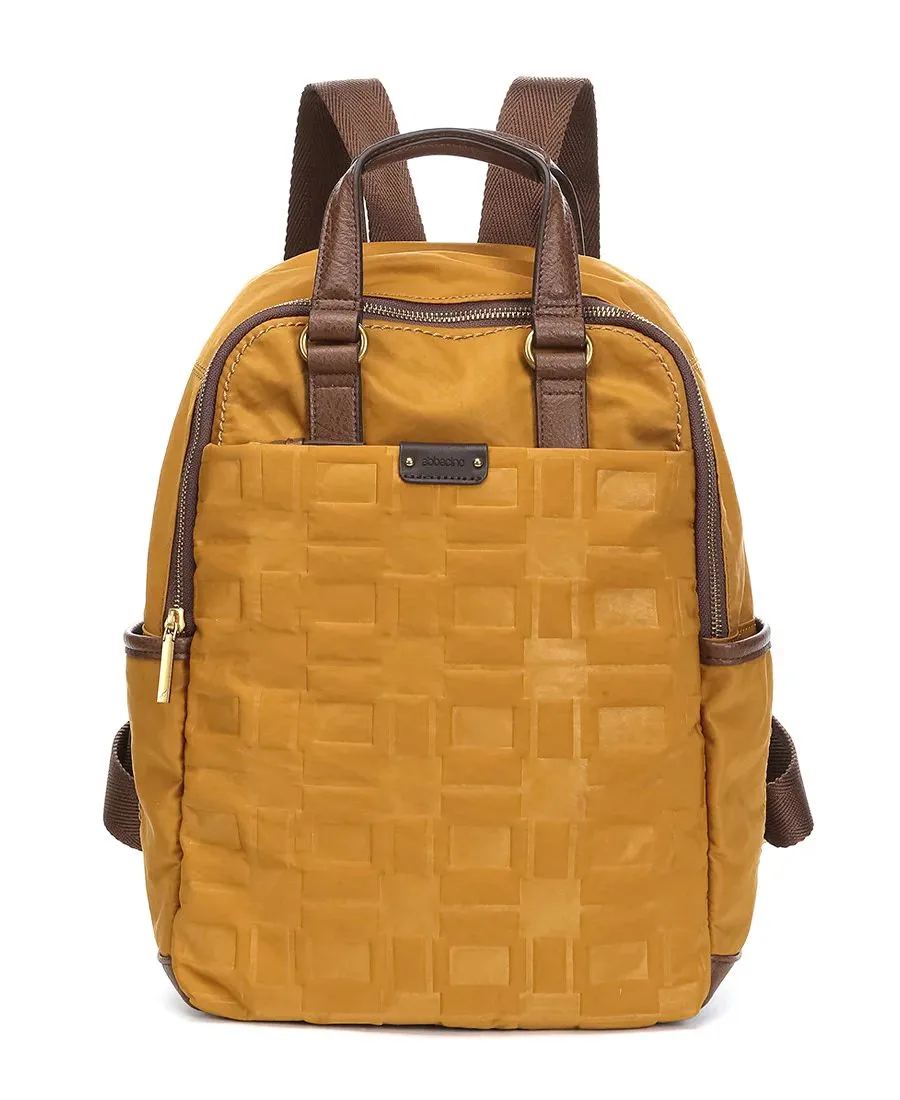 תיק גב לנשים טקסטורה שחור מעוצב Abbacino