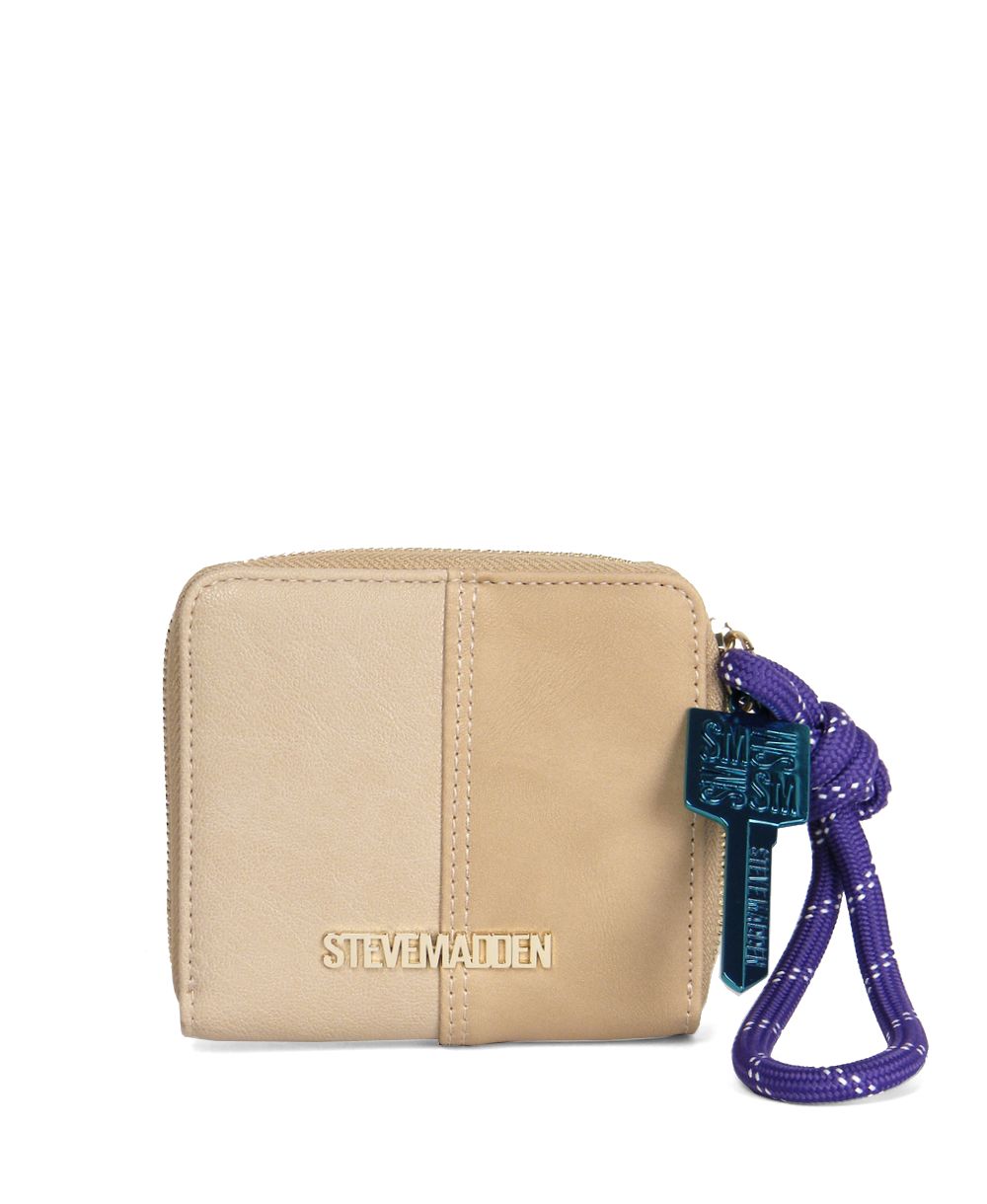 ארנק לנשים סטיב מאדן לא מעור בגוון אבן ומפתח (4)