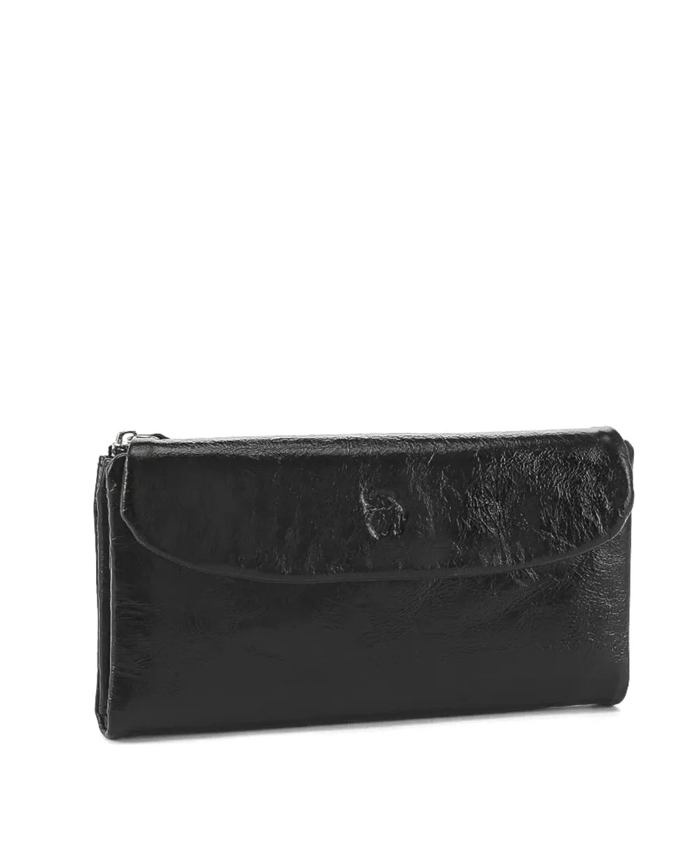 ארנק גדול לנשים אליאנה שחור | עמנואל – תמונה 4