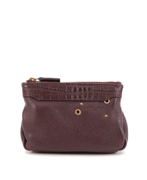 ארנק קטן למטבעות עדיה בורגנדי Abbacino