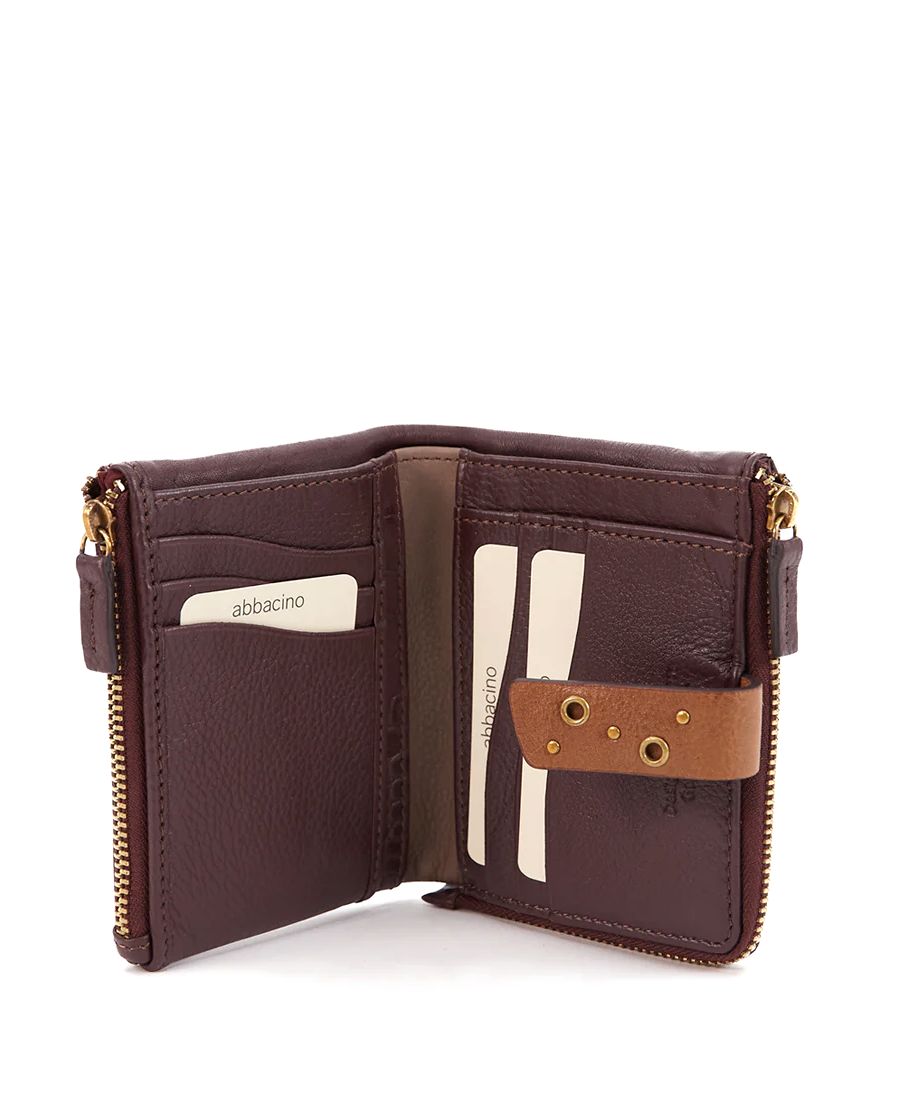 ארנק קטן לנשים עדיה בורגנדי | Abbacino – תמונה 2