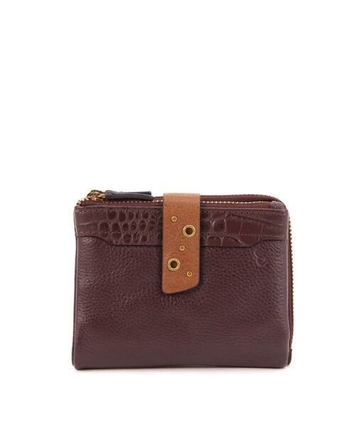 ארנק קטן לנשים עדיה בורגנדי Abbacino