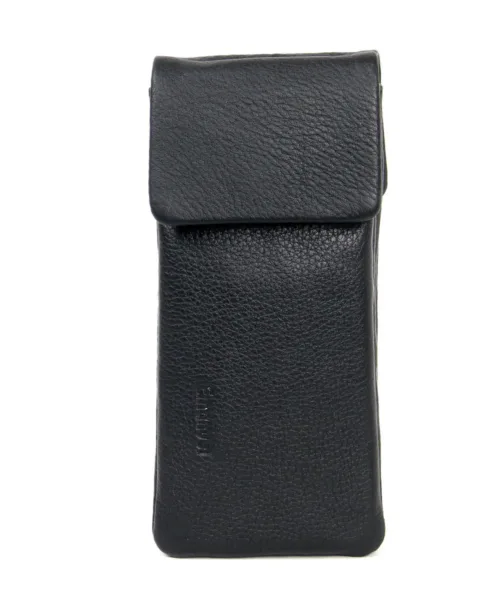 נרתיק ל 2 זוגות משקפיים מעור בשחור ארנקי עמנואל (1)