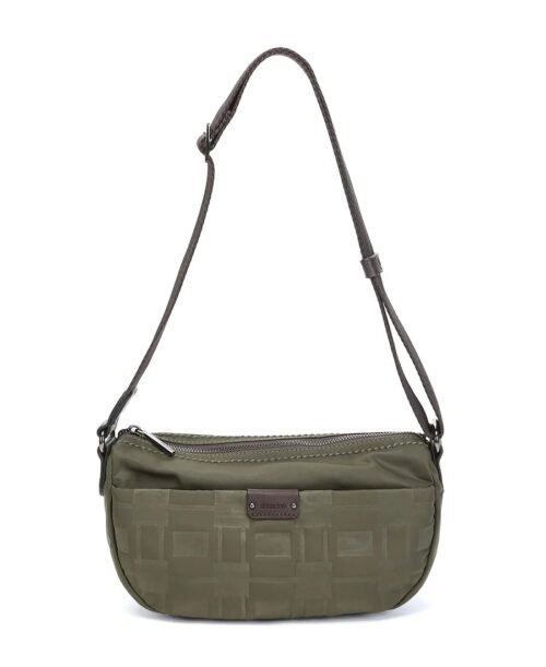 תיק אלכסוני קטן לנשים טקסטורה ירוק מעוצב Abbacino (1)