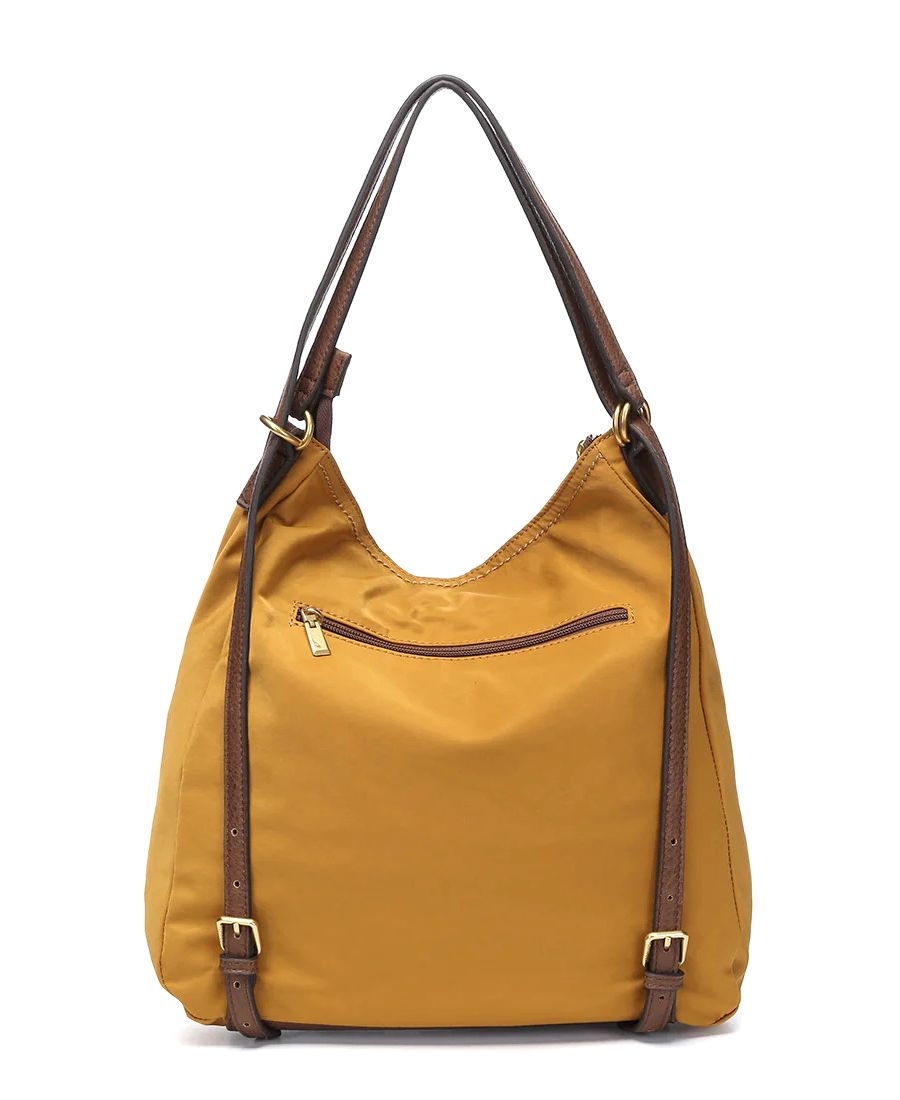 תיק גב/צד לנשים טקסטורה אמבר מעוצב | Abbacino – תמונה 4