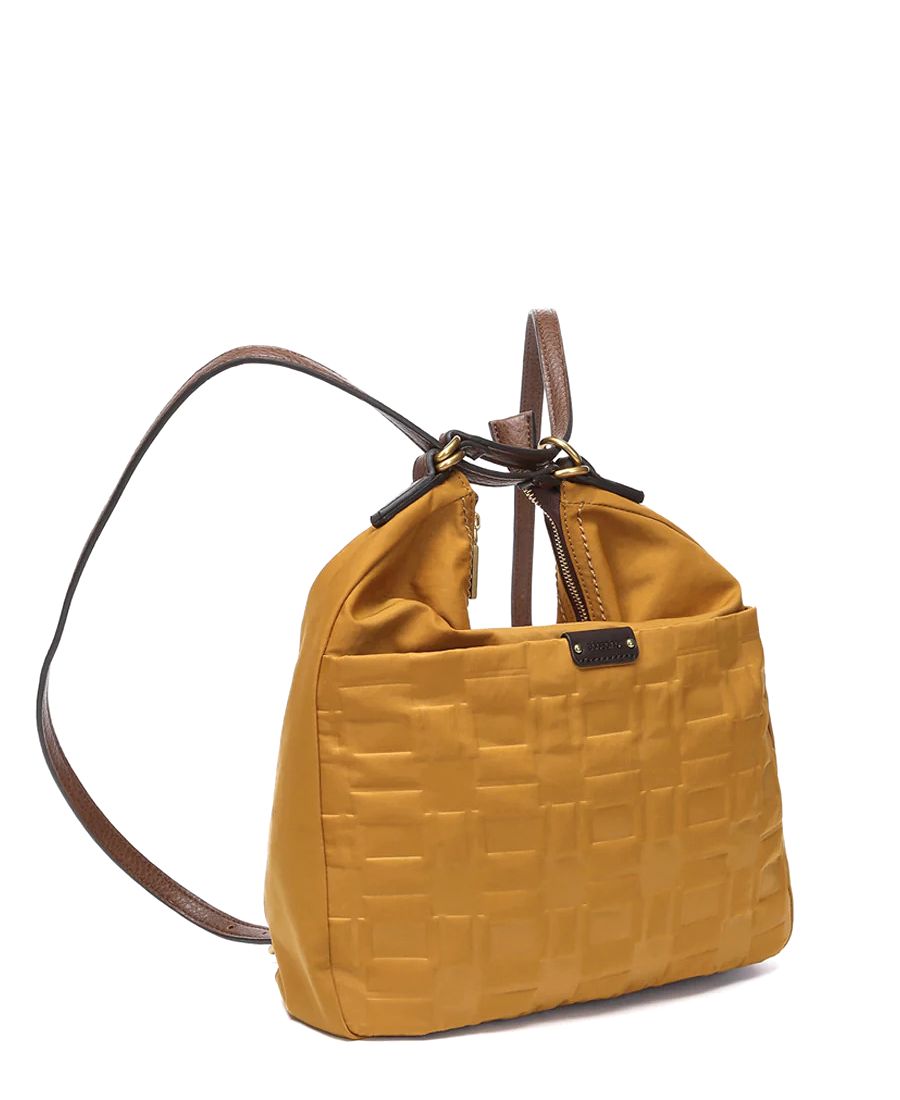 תיק גב/צד לנשים טקסטורה אמבר מעוצב | Abbacino – תמונה 2
