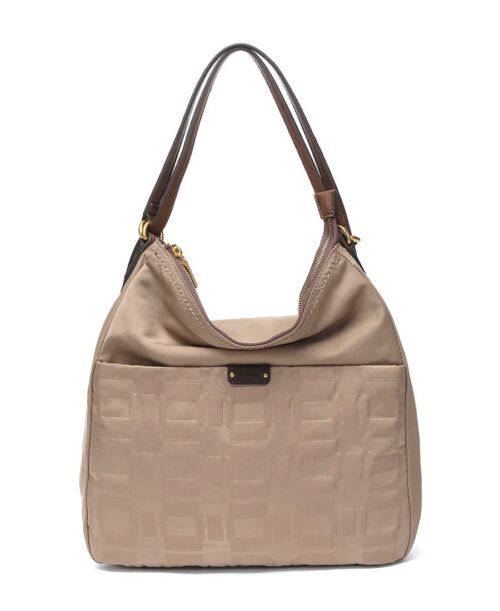 תיק גב אופנתי לנשים בז' הופך גם לתיק צד Abbacino (1)