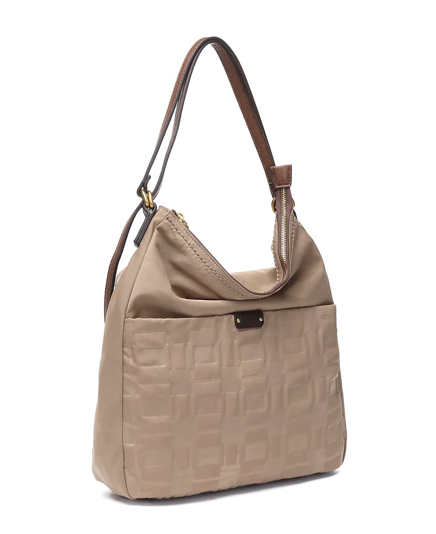 תיק גב/צד לנשים טקסטורה קאמל מעוצב | Abbacino – תמונה 3