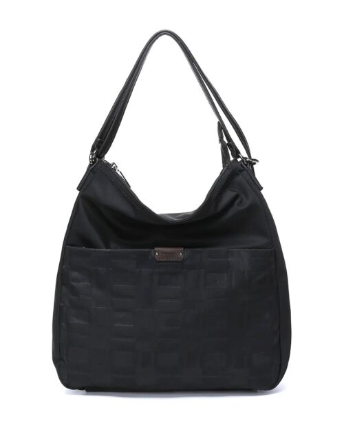 תיק גב אופנתי לנשים שחור הופך גם לתיק צד Abbacino (1)