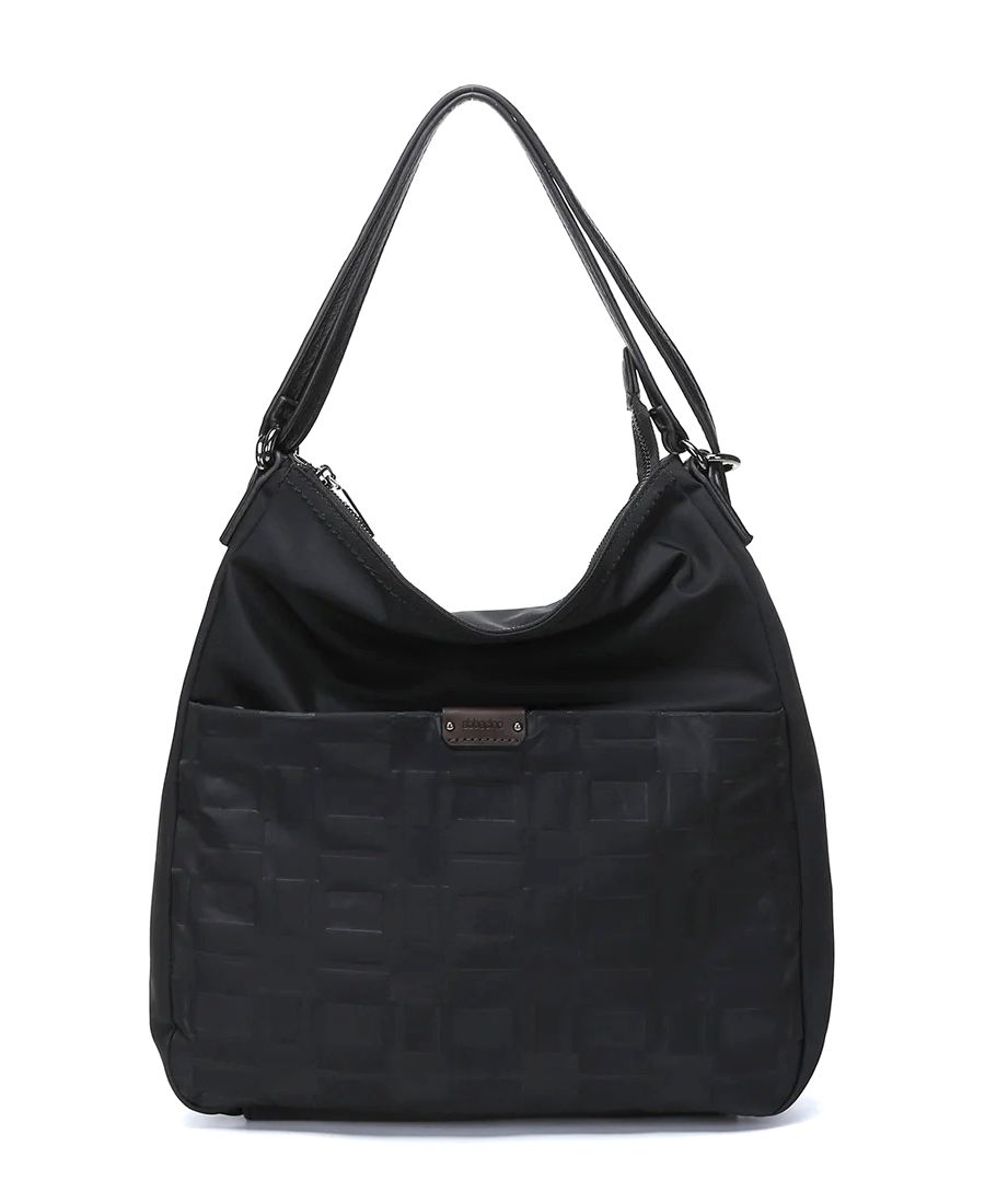 תיק גב אופנתי לנשים שחור הופך גם לתיק צד Abbacino (1)