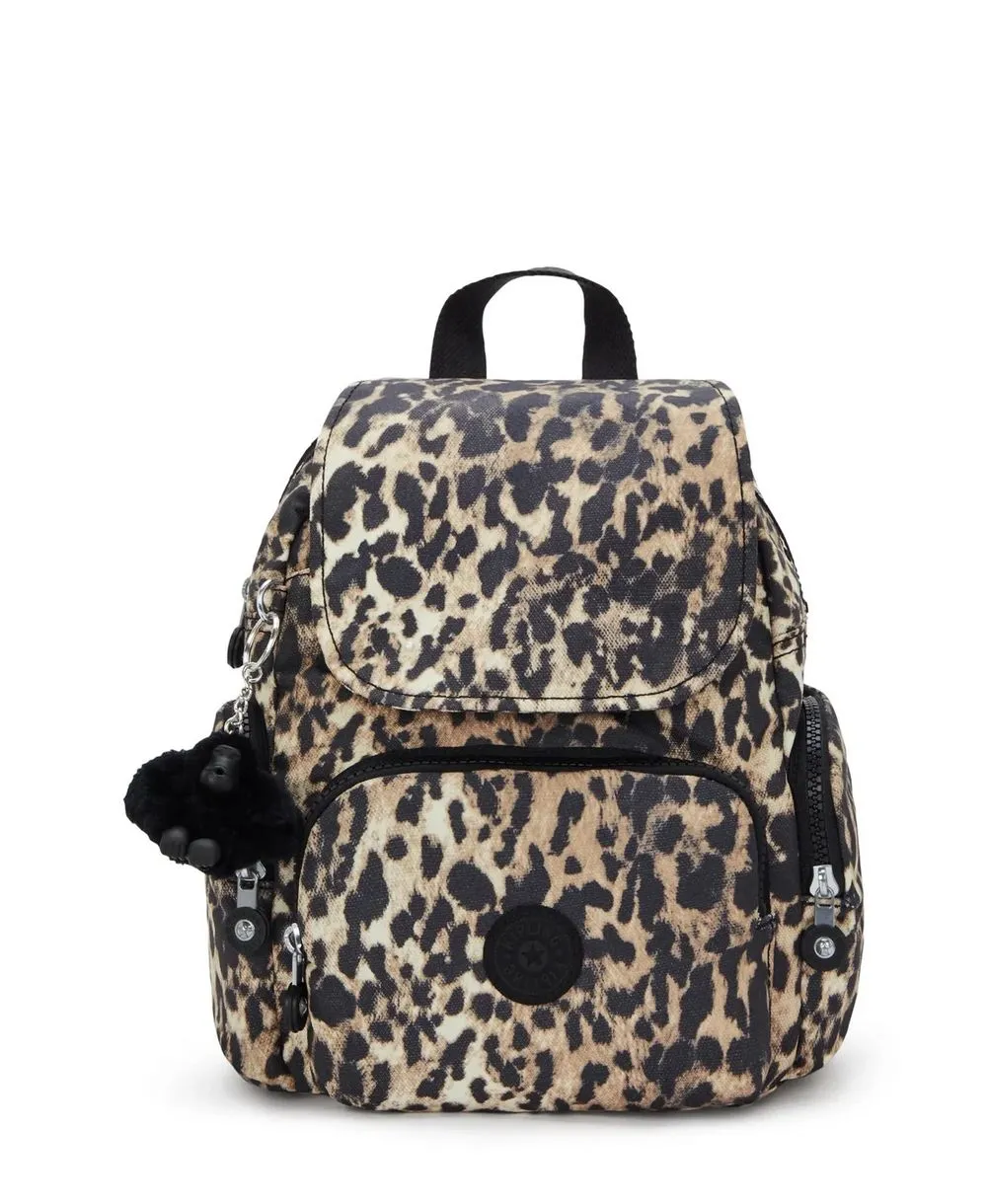 תיק גב קיפלינג סיטי זיפ מיני נמר