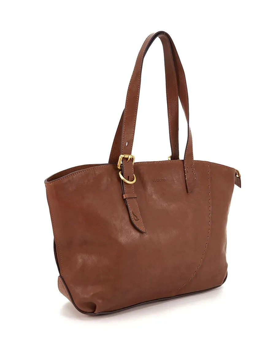 תיק צד מעור לנשים שופר קוניאק | Abbacino – תמונה 4