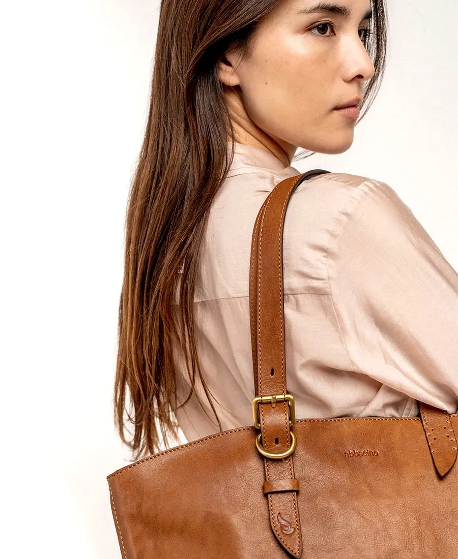 תיק צד מעור לנשים שופר קוניאק | Abbacino – תמונה 3