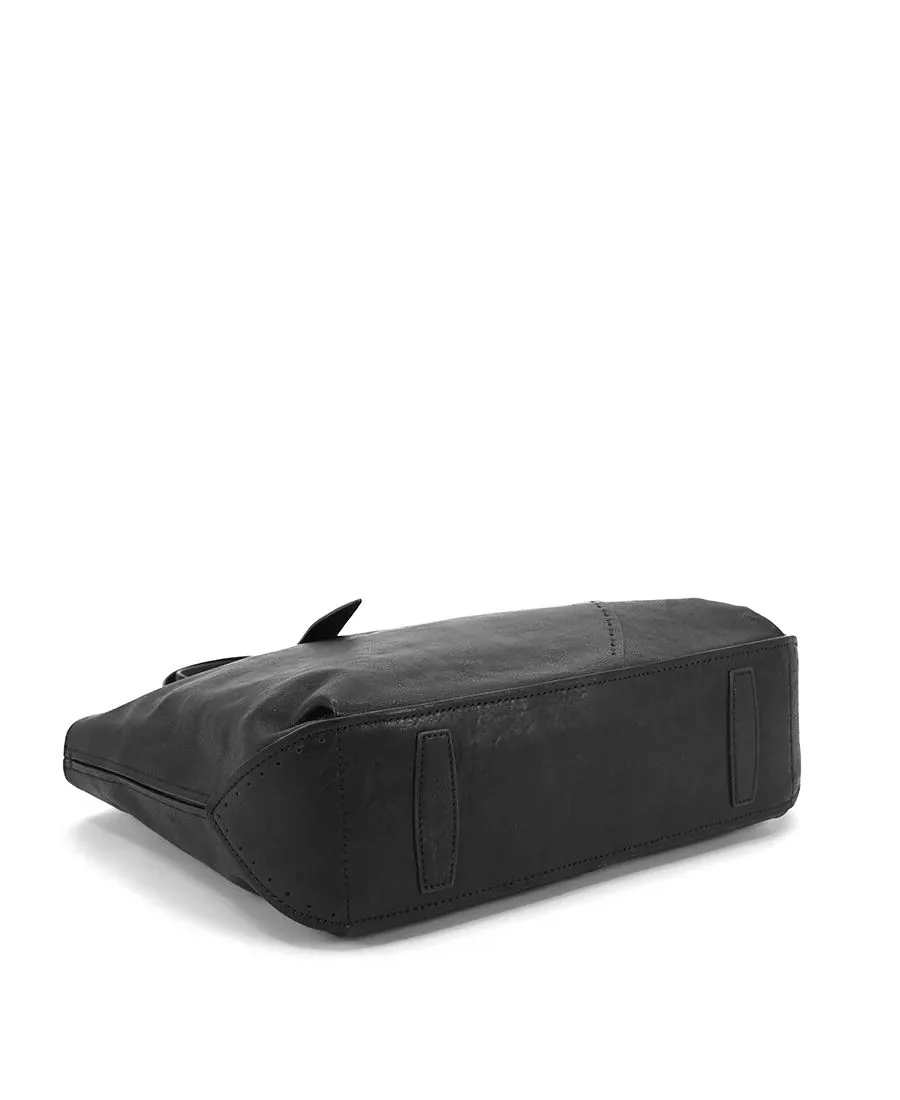 תיק צד מעור לנשים שופר שחור | Abbacino – תמונה 5