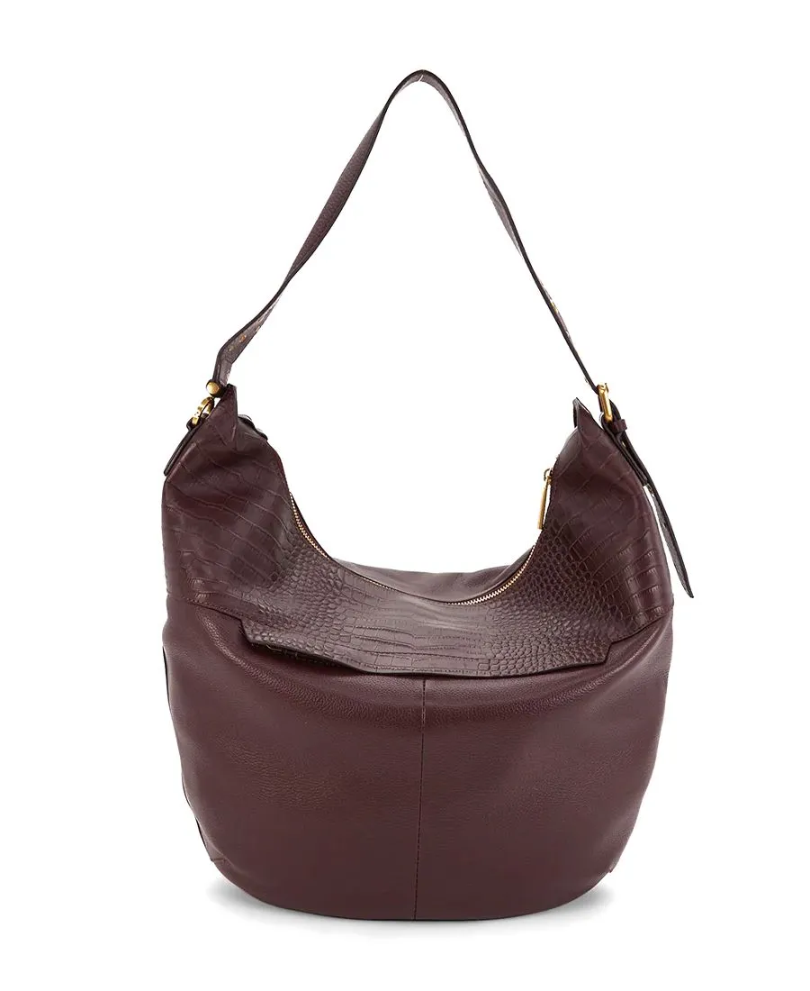 תיק צד מעור לנשים ריטה בורגנדי | Abbacino – תמונה 3