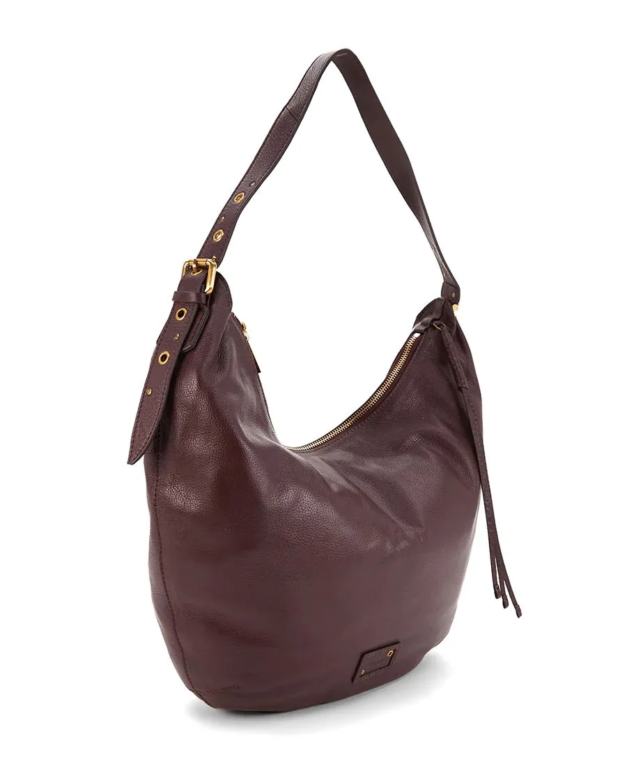 תיק צד מעור לנשים ריטה בורגנדי | Abbacino – תמונה 2