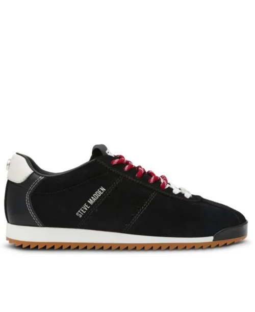 סניקרס מעור לנשים סטיב מאדן MIRAGE זמש שחור