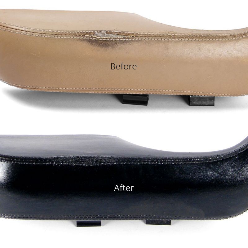 ידית במצב לפני צביעה ואחרי צביעה ותיקון התפרים BMW E28 M535i