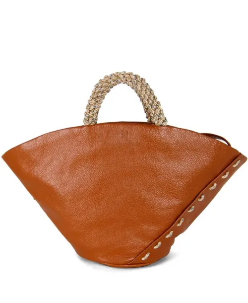 תיק צד לנשים מעצבת אורית לבנת דגם Tapan בצבע טרקוטה (1)