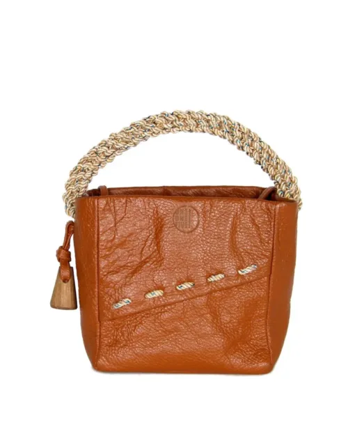 תיק קטן לנשים מעצבת אורית לבנת דגם Dav בעור טרקוטה (1)