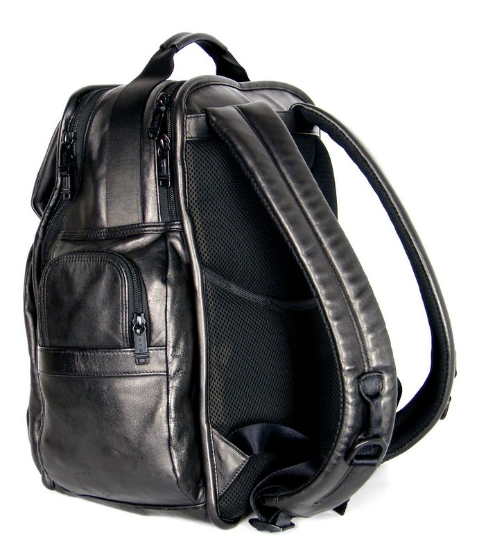 TUMI Leather Backpack Restoration Before & After | NAPPA Studio