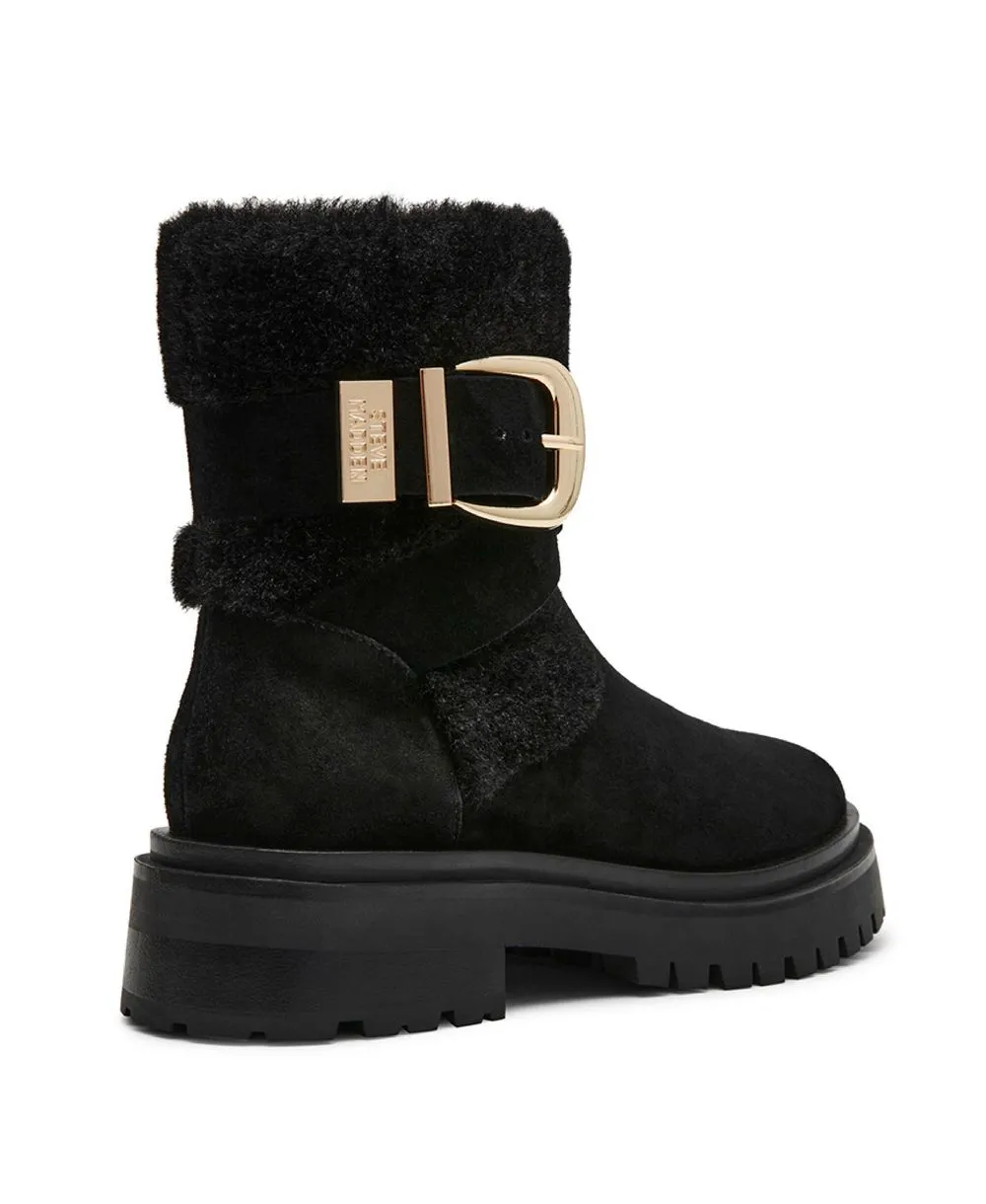 מגפון זמש שחור LODGE | סטיב מאדן – תמונה 4