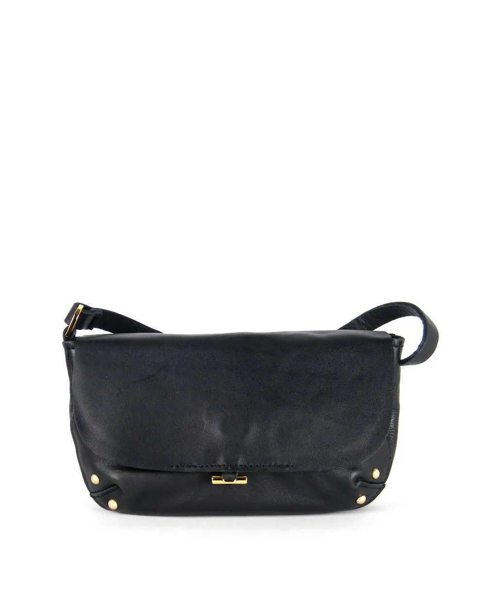 תיק מיני לנשים מעור שחור נאפה דגם תום מבית נטע שדה (1)