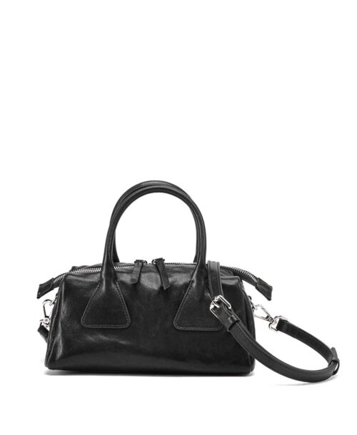 תיק עור לנשים דגם אנינה ארנקי עמנואל בשחור (1)